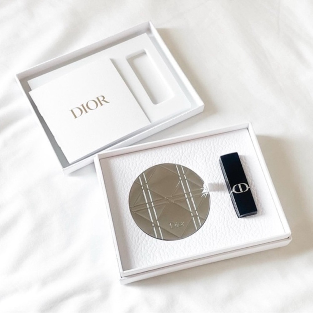 Dior limited edition rouge and compact set NWT